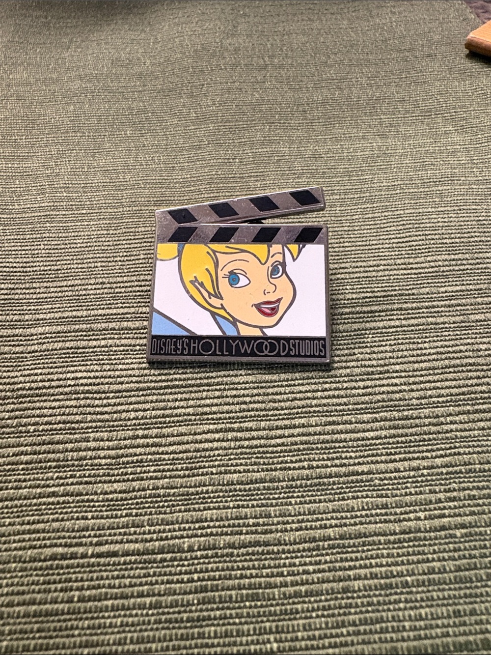 Disney Tinker Bell Clapperboard Enamel Pin - Yellow, Black, Blue